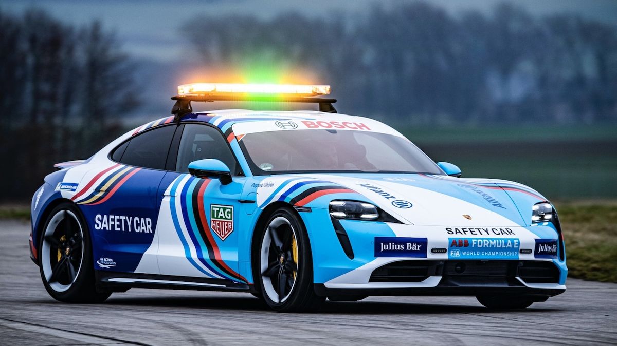 Porsche Taycan jmenováno oficiálním safety carem formule E